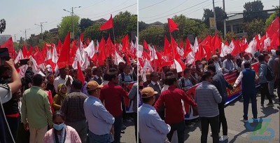  उपत्यकाका विभिन्न स्थानबाट र्‍याली निस्कन थाले, सभास्थल र प्रमुख चोकहरुमा प्रहरीको बाक्लो तैनाथी 