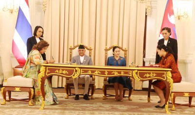  नेपाल र थाइल्यान्डबीच विभिन्न समझदारीमा हस्ताक्षर 