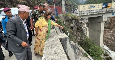  तातोपानी नाका थप व्यवस्थित गर्न परराष्ट्रमन्त्रीको निर्देशन 