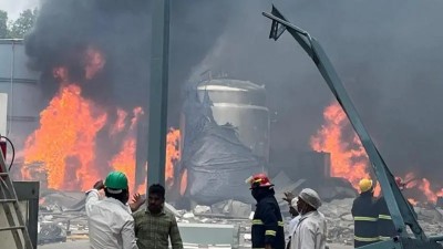  भारतको तेलंगानामा रासायनिक कारखाना विस्फोट, मृतकको संख्या ३६ पुग्यो 