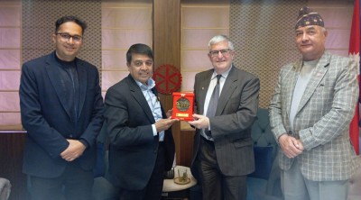  नेपालमा लगानी गर्न इजरायका राजदूतसँग महासंघका अध्यक्षको आग्रह 