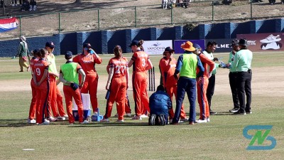  महिला टी-ट्वेन्टी आईको पहिलो खेलमा नेदरल्यान्ड्स्‌सँग नेपाल पराजित 