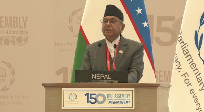  आईपीयूमा सभामुखको सम्बोधन, भन्छन्- नेपालको सामाजिक न्याय विश्वकै उदाहरणीय 