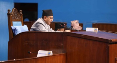  सरकारको नीति तथा कार्यक्रम आज निर्णयार्थ पेस गरिने 