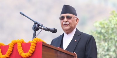  सरकार परिवर्तनको हल्ला असत्य हो, ढुक्कले काम गर्नुस् : प्रधानमन्त्री ओली 