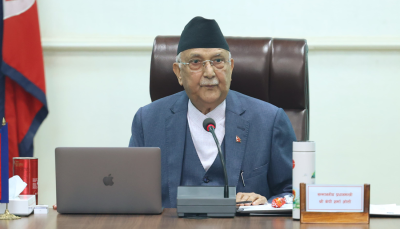  बजेटको तयारीमा सरकार, मन्त्री र सचिवसँग छलफल गर्दै प्रधानमन्त्री ओली 