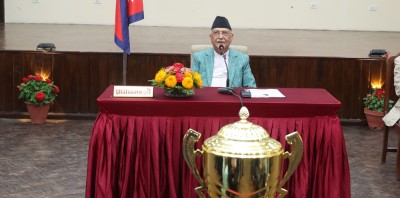  खेल क्षेत्रको विकास नै सरकारको प्राथमिकता : प्रधानमन्त्री ओली 