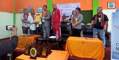  फुलकन्टुयाक्ट कराते महासंघको साधारणसभामा मुख्य प्रशिक्षक र उत्कृष्ट खेलाडीलाई सम्मान 