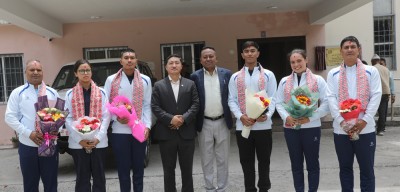  विश्व एक्वेटिक्समा नेपालका ४ पौडी खेलाडी 