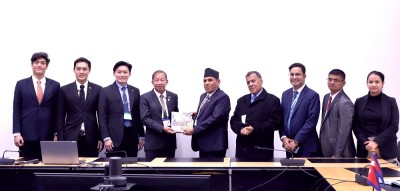  राष्ट्रियसभा अध्यक्ष दाहाल र थाइ सिनेट अध्यक्ष सुरसज्जाबीच भेटवार्ता 