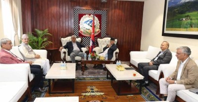  बालुवाटारमा ओली-देउवा भेटवार्ता, सत्ता समीकरणबारे छलफल 