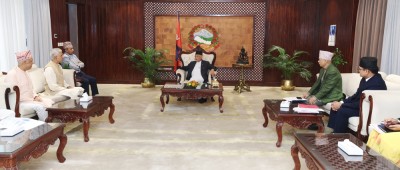 एघारौं विश्व योग दिवसको तयारीबारे प्रधानमन्त्रीसँग छलफल 
