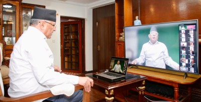  दाहालको दाबी- माओवादीप्रति जनविश्वास बढ्दै छ, प्रतिक्रियावादीहरू आतंकित छन् 