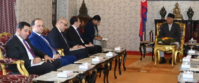  राष्ट्रपति पौडेलसँग अजरबैजानका उप-विदेशमन्त्रीको भेट 