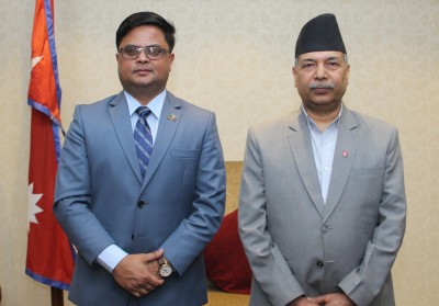  उपराष्ट्रपति-बंगलादेशी कार्यवाहक राजदूत भेट, द्विपक्षीय सम्बन्धका विषयमा छलफल 