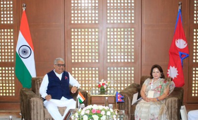  परराष्ट्रमन्त्रीसँग भारतका वातावरणमन्त्रीको भेट 