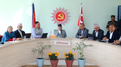  च्यासलमा एमाले सचिवालय बैठक 