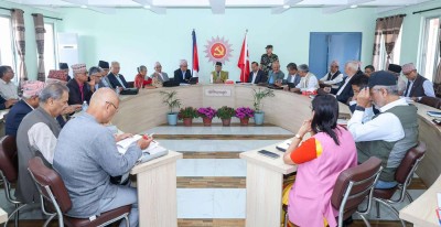  च्यासलमा एमाले पोलिटब्युरो बैठक जारी, आजै सक्ने तयारी 