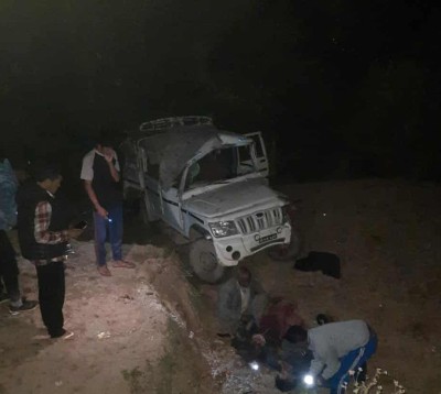  जीप दुर्घटनामा एक जनाको मृत्यु, चार घाइते 