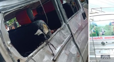  रौतहटमा ट्रक र विद्युतीय गाडी ठोकिँदा दुईजनाको मृत्यु 