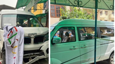  कलंकीमा स्कुल भ्यान दुर्घटना हुँदा एक छात्राको मृत्यु, ७ जना घाइते 