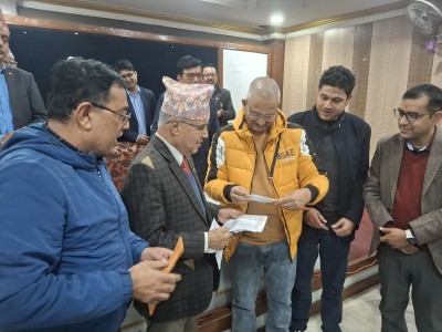  नेपालगञ्ज–दिल्ली सिधा हवाई उडानका लागि अर्थमन्त्री मार्फत प्रधानमन्त्रीलाई ज्ञापनपत्र 