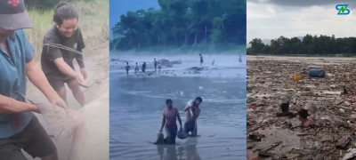  बाढीसँगै नदीमा बगेर आएका माछा तथा अन्य जलचर नखान प्रहरीको अनुरोध 
