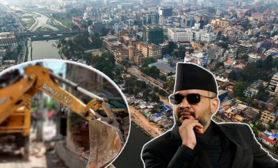  प्रधानमन्त्रीको आदेशमा शनिबार सबेरैदेखि लाग्दैछ सुकुम्वासी बस्तीमा डोजर 