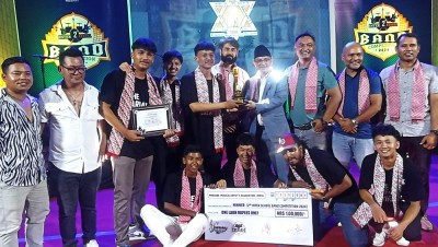  ‘इन्टर स्कुल ब्याण्ड कम्पिटिसन’ को उपाधि पोखराको गुरुकुलले जित्यो 