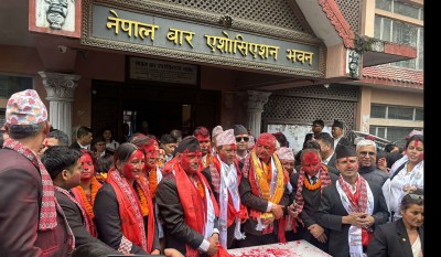  बारको अध्यक्षमा वरिष्ठ अधिवक्ता मिश्र निर्वाचित, सबै पदाधिकारीमा सत्ता गठबन्धनको वर्चस्व 