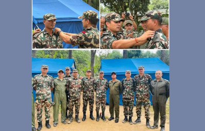  स्ट्राइकर भरत खवास मेजरमा बढुवा, उद्धार मैदानमै पाए दर्ज्यानी चिन्ह 