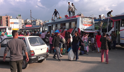  दसैँ सुरु भएपछि साढे पाँच लाखले छाडे उपत्यका 
