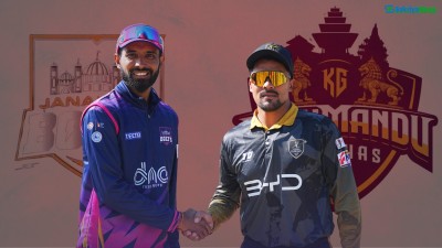  कप्तानद्वय केसी र साह भन्छन्- पहिलो पटक नेपालमा फ्लड लाइटमा खेल्न पाउँदा खुसी लागेको छ 