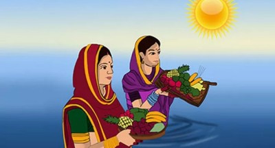  चैती छठ : आज तेस्रो मुख्य दिन व्रतालुले अस्ताउँदो सूर्यलाई अर्घ दिँदै 
