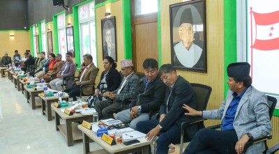  कांग्रेसको १५ औं महाधिवेशन असोज १६ गते काठमाडौंमा गर्ने निर्णय 