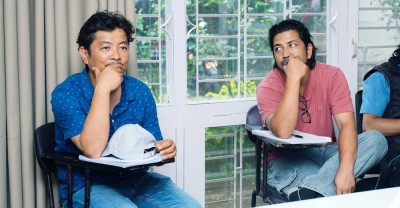  ‘मिरमिरे’ को वर्कसपमा दयाहाङ र प्रकाश 