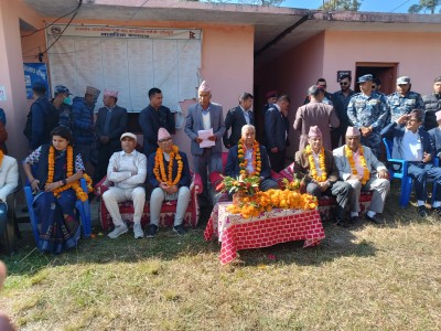  सभापति देउवाद्वारा पुइलेक विमानस्थलको निरीक्षण 