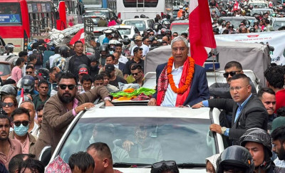  देउवाले भने- म नेता होइन,  नागरिक बनेर स्वदेश फर्किएको छु 