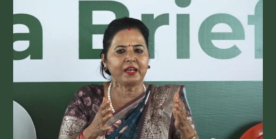  डिला संग्रौलाद्वारा महिला महामन्त्री पदमा उम्मेदवारी घोषणा 