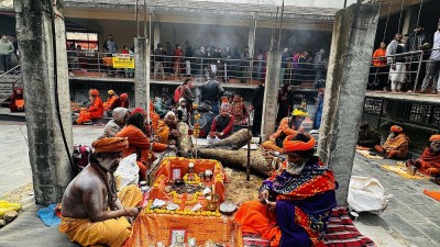  शिवरात्रिमा आएका साधुसन्तको बिदाइ आज 