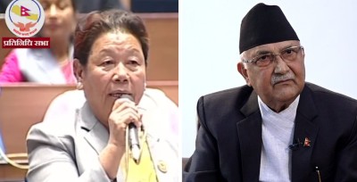  मन्त्रीको ‘घुस डिल’ बारे माओवादी सांसद राईले मागिन् प्रधानमन्त्रीको जवाफ 