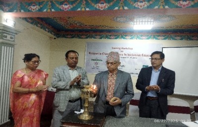  समावेशी शिक्षाको विकासका लागि समावेशी शिक्षा स्रोत शिक्षकलाई तालिम प्रदान 