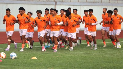  किरण चेम्जोङको कप्तानीमा नेपाली राष्ट्रिय फुटबल टिमको घोषणा 
