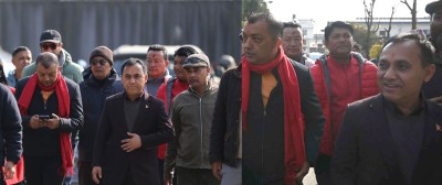  विशेष महाधविशेनबाट निर्वाचित कांग्रेस सभापति गगन थापा नेतृत्वको टोली आयोगमा 