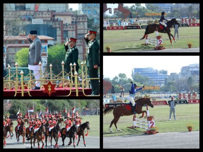  टुँडिखेलमा मनाइयो घोडेजात्रा, नेपाली सेनाद्वारा कलाकौशल प्रदर्शन 