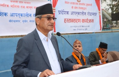  विपद् व्यवस्थापनको अधिकार प्रदेशलाई हस्तान्तरण  