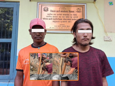  बाढीले बगाएर ल्याएको शवबाट गहना निकाल्ने दुई जना पक्राउ 