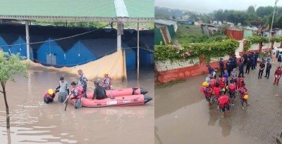  कीर्तिपुरको होल्डिङ सेन्टर डुबानमा : उद्धार गर्न पुगेका अन्सारीसहित तीन जना पक्राउ 
