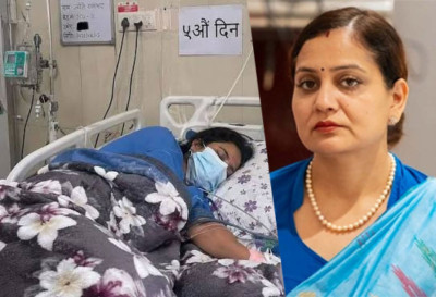  अनसनरत नर्स रानाभाट र सरकारबीच वार्ता सुरु 
