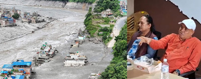  कागेश्वरी-मनोहराद्वारा भोटेकोसी बाढीपीडितका लागि ७५ लाख ५५ हजार सहयोग 